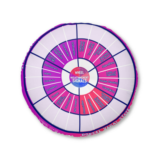 Round Tufted Floor Pillow — Feeling Wheels™ Design