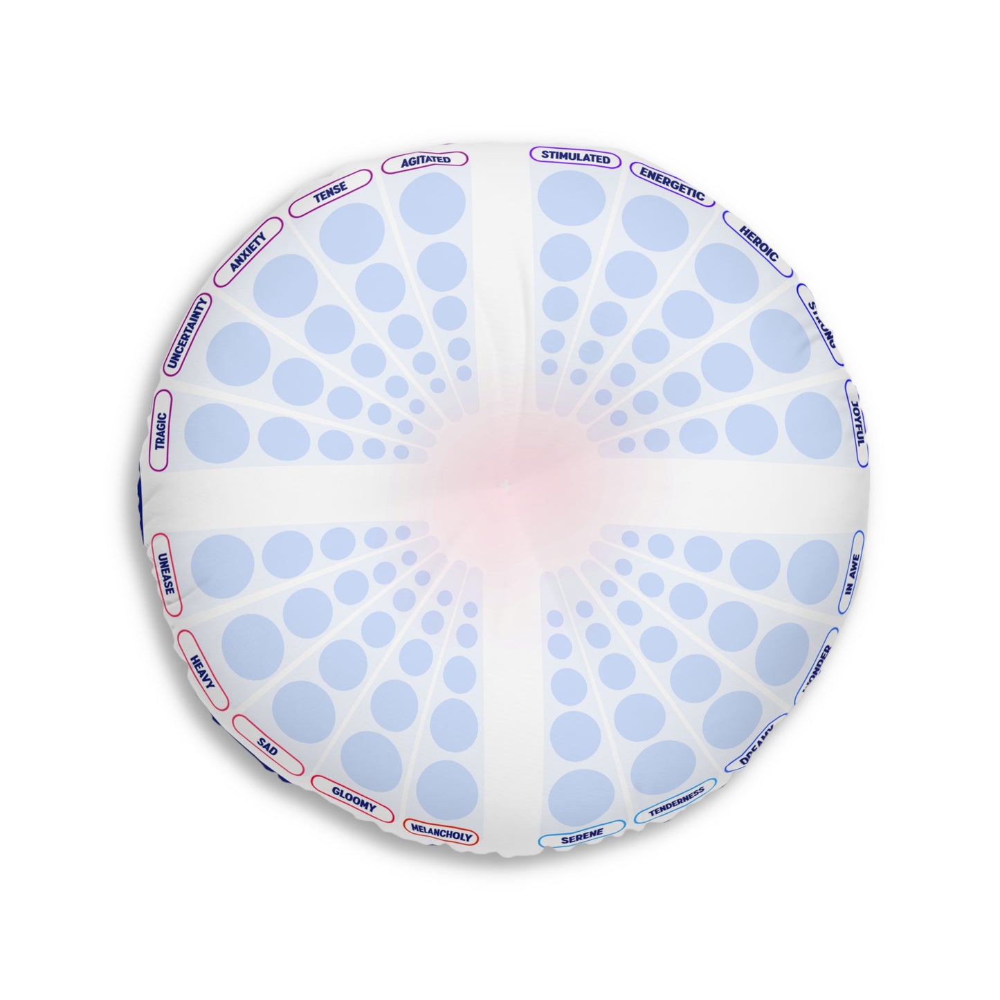 Round Tufted Floor Pillow — Feeling Wheels™ Design