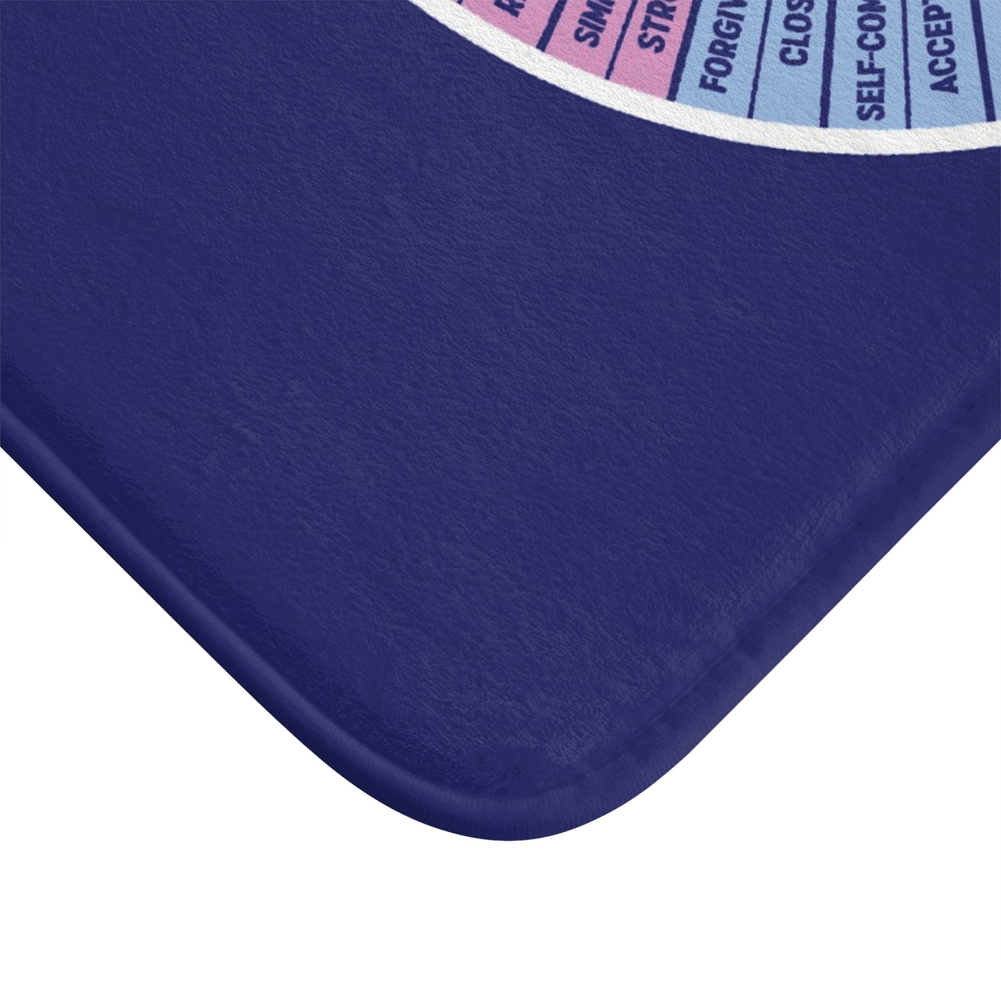 Emotions Needs Wheel Bath Mat - Psych, Therapists, Personal Development, Home Accessory, Gift for Graduates, Artists, Therapy Decor
